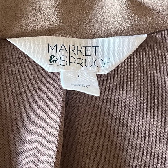 Market & Spruce Light Brown Jacket - Picture 3 of 9